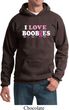 Mens Breast Cancer Awareness Hoodie I Love Boobies Hoody