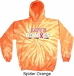 Mens Breast Cancer Awareness Hoodie I Love Boobies Tie Dye Hoody
