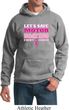 Mens Breast Cancer Awareness Hoodie Motor Boating Hoody