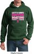 Mens Breast Cancer Awareness Hoodie Motor Boating Hoody