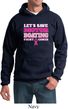 Mens Breast Cancer Awareness Hoodie Motor Boating Hoody