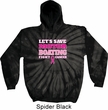 Mens Breast Cancer Awareness Hoodie Motor Boating Tie Dye Hoody