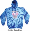 Mens Breast Cancer Awareness Hoodie Protect 2nd Base Tie Dye Hoody