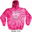 Mens Breast Cancer Awareness Hoodie Protect 2nd Base Tie Dye Hoody