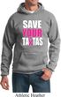 Mens Breast Cancer Awareness Hoodie Save Your Tatas Hoody