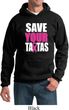 Mens Breast Cancer Awareness Hoodie Save Your Tatas Hoody