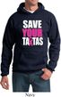 Mens Breast Cancer Awareness Hoodie Save Your Tatas Hoody