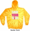 Mens Breast Cancer Awareness Hoodie Save Your Tatas Tie Dye Hoody