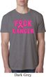 Mens Breast Cancer Awareness Shirt F*CK Cancer Burnout Tee T-Shirt
