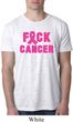 Mens Breast Cancer Awareness Shirt F*CK Cancer Burnout Tee T-Shirt
