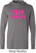 Mens Breast Cancer Awareness Shirt F*CK Cancer Lightweight Hoodie Tee