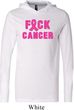 Mens Breast Cancer Awareness Shirt F*CK Cancer Lightweight Hoodie Tee