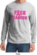Mens Breast Cancer Awareness Shirt F*CK Cancer Long Sleeve Tee T-Shirt