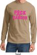 Mens Breast Cancer Awareness Shirt F*CK Cancer Long Sleeve Tee T-Shirt