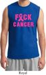 Mens Breast Cancer Awareness Shirt F*CK Cancer Muscle Tee T-Shirt