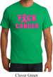 Mens Breast Cancer Awareness Shirt F*CK Cancer Organic Tee T-Shirt