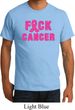 Mens Breast Cancer Awareness Shirt F*CK Cancer Organic Tee T-Shirt