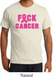 Mens Breast Cancer Awareness Shirt F*CK Cancer Organic Tee T-Shirt