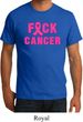 Mens Breast Cancer Awareness Shirt F*CK Cancer Organic Tee T-Shirt