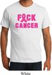 Mens Breast Cancer Awareness Shirt F*CK Cancer Organic Tee T-Shirt