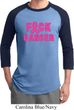 Mens Breast Cancer Awareness Shirt F*CK Cancer Raglan Tee T-Shirt