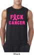 Mens Breast Cancer Awareness Shirt F*CK Cancer Sleeveless Tee T-Shirt