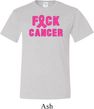 Mens Breast Cancer Awareness Shirt F*CK Cancer Tall Tee T-Shirt