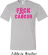 Mens Breast Cancer Awareness Shirt F*CK Cancer Tall Tee T-Shirt