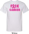 Mens Breast Cancer Awareness Shirt F*CK Cancer Tall Tee T-Shirt