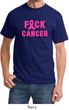 Mens Breast Cancer Awareness Shirt F*CK Cancer Tee T-Shirt
