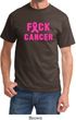 Mens Breast Cancer Awareness Shirt F*CK Cancer Tee T-Shirt