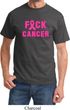 Mens Breast Cancer Awareness Shirt F*CK Cancer Tee T-Shirt