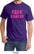 Mens Breast Cancer Awareness Shirt F*CK Cancer Tee T-Shirt
