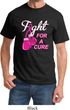 Mens Breast Cancer Awareness Shirt Fight For a Cure Tee T-Shirt