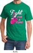Mens Breast Cancer Awareness Shirt Fight For a Cure Tee T-Shirt