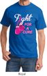 Mens Breast Cancer Awareness Shirt Fight For a Cure Tee T-Shirt