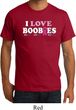 Mens Breast Cancer Awareness Shirt I Love Boobies Organic Tee T-Shirt
