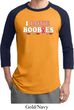 Mens Breast Cancer Awareness Shirt I Love Boobies Raglan Tee T-Shirt