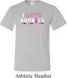 Mens Breast Cancer Awareness Shirt I Love Boobies Tall Tee T-Shirt