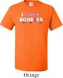 Mens Breast Cancer Awareness Shirt I Love Boobies Tall Tee T-Shirt