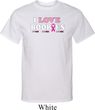 Mens Breast Cancer Awareness Shirt I Love Boobies Tall Tee T-Shirt