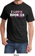 Mens Breast Cancer Awareness Shirt I Love Boobies Tee T-Shirt