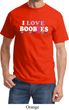 Mens Breast Cancer Awareness Shirt I Love Boobies Tee T-Shirt