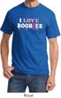 Mens Breast Cancer Awareness Shirt I Love Boobies Tee T-Shirt