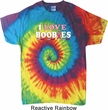 Mens Breast Cancer Awareness Shirt I Love Boobies Tie Dye Tee T-shirt