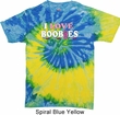 Mens Breast Cancer Awareness Shirt I Love Boobies Tie Dye Tee T-shirt