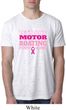 Mens Breast Cancer Awareness Shirt Motor Boating Burnout Tee T-Shirt
