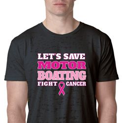 Mens Breast Cancer Awareness Shirt Motor Boating Burnout Tee T-Shirt Mens Breast Cancer Awareness Shirt Motor Boating Burnout Tee T-Shirt