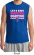 Mens Breast Cancer Awareness Shirt Motor Boating Muscle Tee T-Shirt