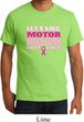 Mens Breast Cancer Awareness Shirt Motor Boating Organic Tee T-Shirt
